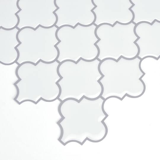 InHome Quatrefoil Peel & Stick Backsplash Tiles